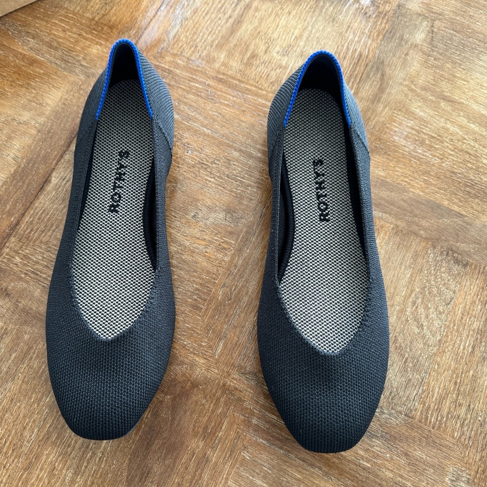 Rothy’s The Square Flats Black